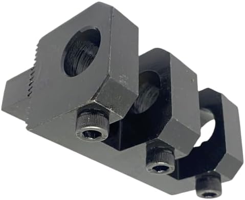 TAURISH 1/2" Shank Boring Bar Turning Tool Post Holder Set - Holds up to 5/8" Boring Bar, Precision Ground, Maintenance-Free Operation
