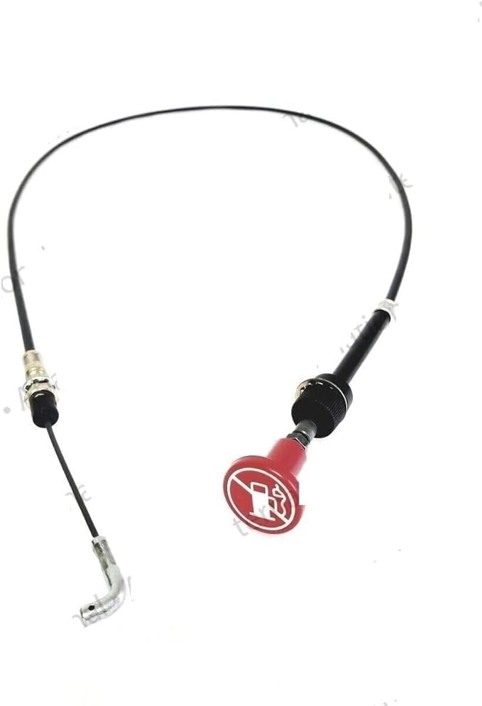 SIPPY FUEL SHUT OFF CABLE FOR MAHINDRA TRACTOR 007601914C1/007601914C3/000060803M01, Black
