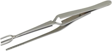 TAURISH Tweezer Half-Shank Jewelry Soldering Tweezers Stainless Steel 6-1/2” Long