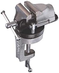 Mini Table and Bench Vise 3" - 75mm Jaw for Small Work, Crafts, Arts, Detailing, Woodworking, Workbench, Soldering, Garage, Hobbies, Finishing, Modeling, Tables, Flat, Angular, and Round Objects