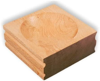 TAURISH Professional Large Wood Dapping Block