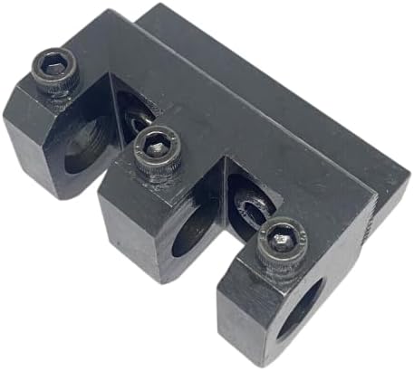 TAURISH 1/2" Shank Boring Bar Turning Tool Post Holder Set - Holds up to 5/8" Boring Bar, Precision Ground, Maintenance-Free Operation