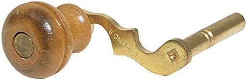 Brass Blessing Lock Key Crank for Modern Grandfather Mainspring Winder - Key Size No. (12 (5236))