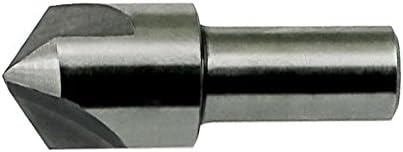 Rasputin 3Flute Center Reamer High Speed Steel Short Counter Sinks Size 1/4", Shank Dia 3/16", Overall Length 1-1/2", Angle 90 Degree
