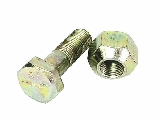 (003047574R1 and 003047573) Front Wheel HUB Bolt and NUT Single FIT Mahindra Tractor