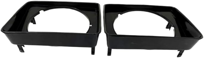 TAURISH Headlamp Headlight Bezel Set Black Fit For Suzuki Samurai Jimny Sierra SJ410