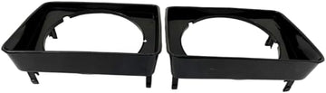 TAURISH Headlamp Headlight Bezel Set Black Fit For Suzuki Samurai Jimny Sierra SJ410