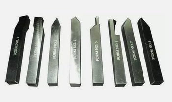 Taurish 10mm Hss Form Tool Set Of 8 Pieces