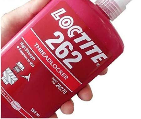 Loctite 262 Threadlocker Red Liquid 250 ml Bottle - 26241 [PRICE is per BOTTLE]