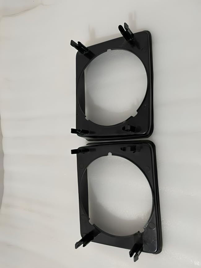 TAURISH Headlamp Headlight Bezel Set Black Fit For Suzuki Samurai Jimny Sierra SJ410