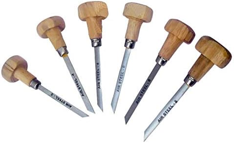 Gravers Set of 6 for Engraver Jewellery Goldsmith Jewellery Tools