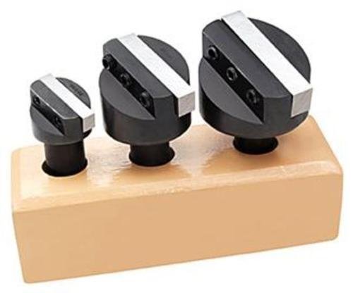 AI OMEX New 1/2" Shank - 3 Pcs Set 3/4" + 1.1/4" + 1.1/2 - HSS Straight Cut Router Fly Cutter Set