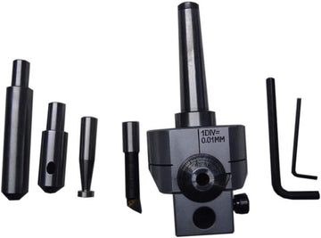 BORING HEAD 62MM WITH MT3 SHANK - WITH 1 CARBIDE BRAZED TOOL 12 MM BOXED