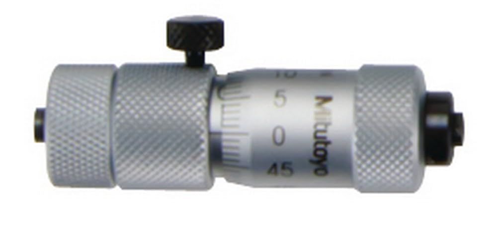 Mitutoyo 137-201 Tubular Vernier Inside Micrometer, Extension Rod Type, 50-150mm Range, 0.01mm Graduation, +/-0.009mm Accuracy, 3 pcs Extension Rods