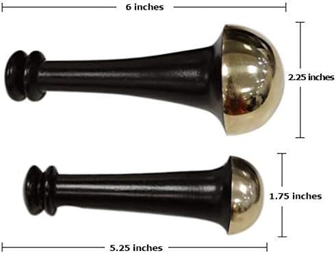 Kansa Wand - Authentic 3 Metal Bronze Massage Tool (Medium)