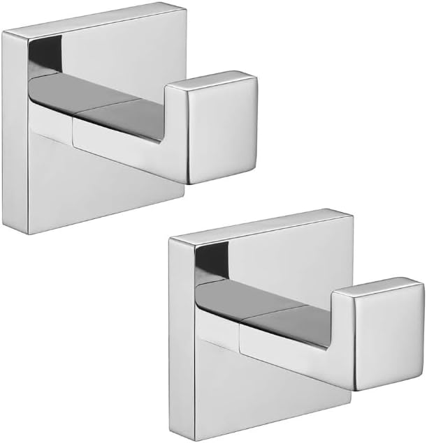 TAURISH Towel Hooks Stainless Steel Bathroom Towel Holder Robe Hook