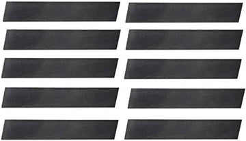 Set of 10 HSS Blades 1/8" x 3/4" (Wide) x 6" (Long) for Lathe Parting Cut off & Tool Holders - Hard & Ground