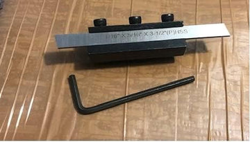 AI Parting Cut Off Clamp Type Tool Holders for Metal Lathe Machines (Shank 5/16", Blade 5/16" Wide)