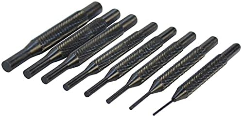 AI 8 Piece Drive Pin Punch Set, 4" Overall Length - Made In India