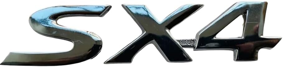 TAURISH Badge Decal Trunk Rear Chrome Fit for Suzuki SX4 2006-2013