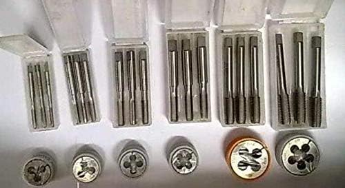 HSS BSF TAP DIE SET 3/16" - 1/2" HARD TO FIND 24 PCS SET - BRITISH STANDARD FINE - HSS SET