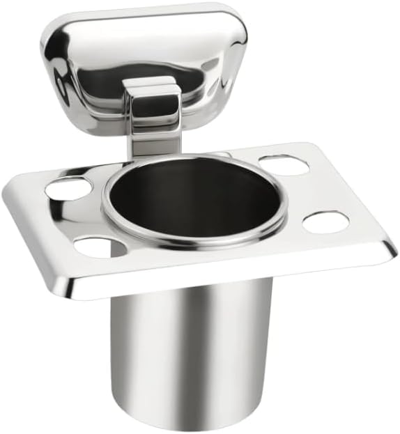 Tumbler Holder/Tooth Brush Stand/Brush Stand Holder/Toothpaste Holder Stand/Toothbrush Holder/Bathroom Accessories (Stainless Steel.