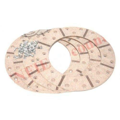 TAURISH Brake Linings 9'' With Rivets 'MASSEY FERGUSON' 35 135 165 175 240 241 245 265
