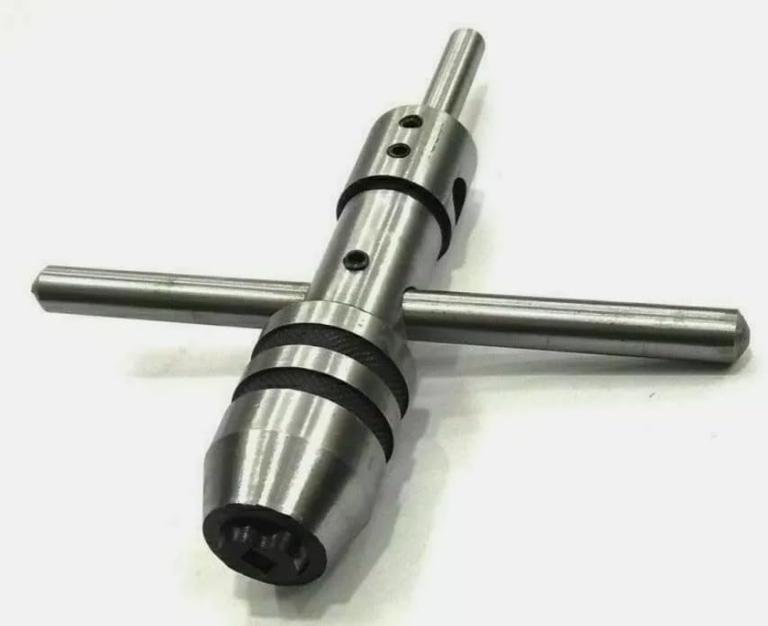 TAURISH 2 Pcs Pilot Spindle Tap Wrench Capacity 1/16" Inch To 1/2" Inch 1.5mm To 12 Mm