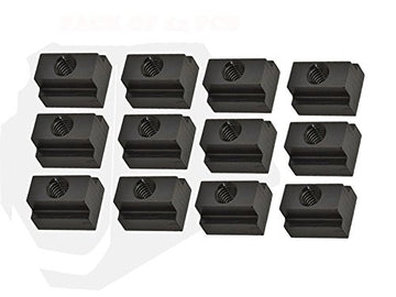 12pcs Pack T-slot Nut M10 Thread & Slot Size 12mm Clamping for Table Slot Milling
