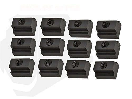 12pcs Pack T-slot Nut M10 Thread & Slot Size 12mm Clamping for Table Slot Milling