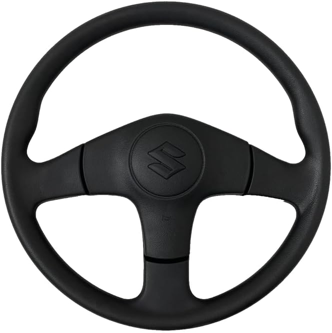 TAURISH Steering Wheel With Horn Button Black Color Suzuki Samurai SJ410 SJ413 Jimny