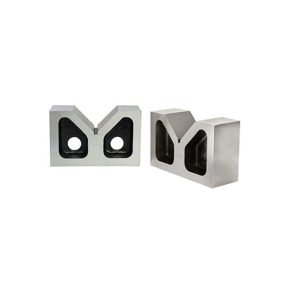 AI Tools V-Block (Pair) | Cast Iron | 3" Inch Length | 90° Vee | Ground I Made in India