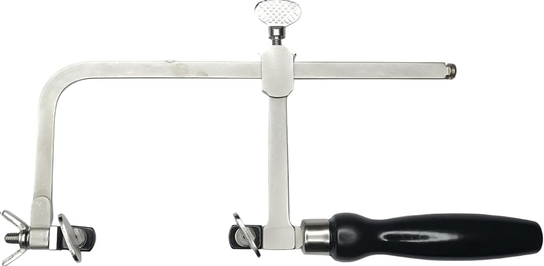 Taurish 3" Jewelers Adjustable Saw Frame with Tension Screw-Jewelry Making Cutting Tool
