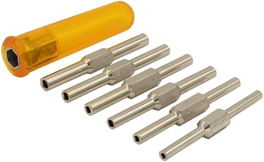 Brass Blessing Mainspring Let Down Tool with 6 Key Shafts - Unique Item (2714)