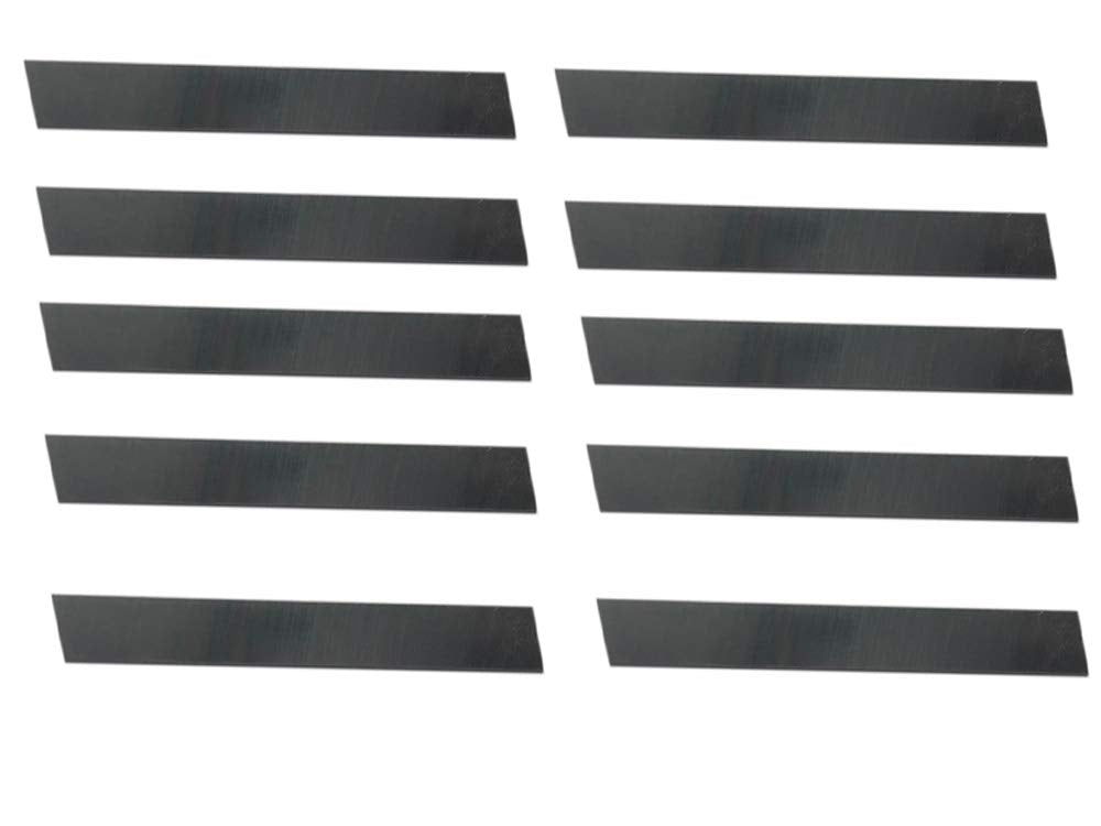 Set of 10 HSS Blades 3/32" x 1/2" (Wide) x 4.1/2" (Long) for Lathe Parting Cut Off & Tool Holders - Hard & Ground M2