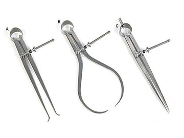 Spring Calipers 10” (250mm) Divider Internal & External Set of Three Pcs Set