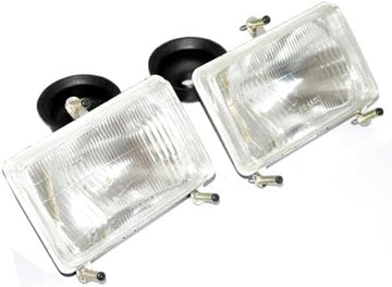 TAURISH Headlight Headlamp Set Rectangular 'Massey Ferguson' 4225 4245 4255 4260 4265+