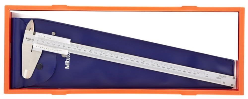 Mitutoyo 530-316 Vernier Caliper, Stainless Steel, Inch/Metric, 0-6" Range, +/-0.002" Accuracy, 0.0078" Resolution