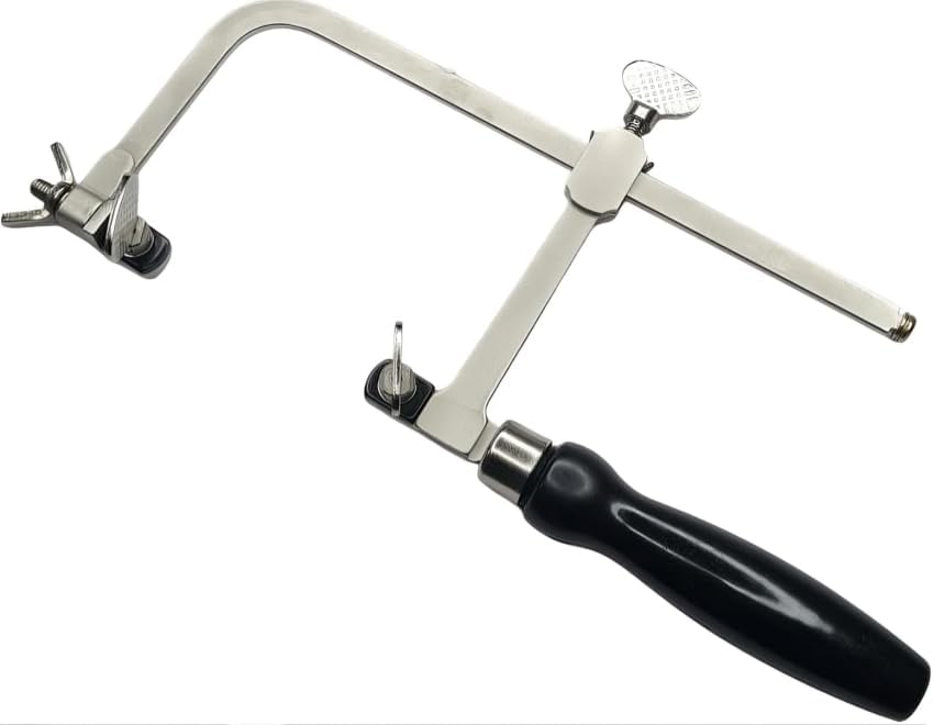 Taurish 3" Jewelers Adjustable Saw Frame with Tension Screw-Jewelry Making Cutting Tool
