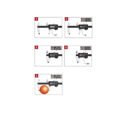 Mitutoyo America 500-196-30 Digimatic Caliper Without Output, 6" Rang, 1" Height, 1" Wide, 1" Length, Borosilicate Glass