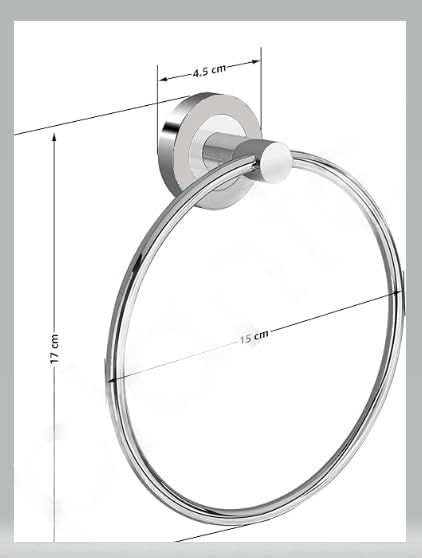 Hand Towel Ring/Holder for Bathroom/Washbasin and Napkin Holder Stand for Kitchen/Towel Hanger