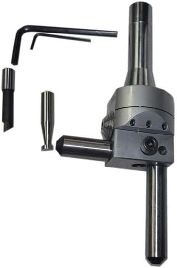 BORING HEAD 62 MM WITH R8 SHANK + 4 PCS INDEXABLE BORING BARS TCMT - NEW SET
