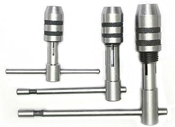 Kaufhof ATW-0053 T-Handle Tap Wrench Solid Jaw 3 Piece by Kaufhof