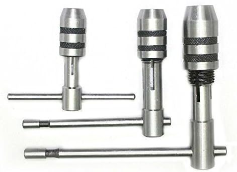 Kaufhof ATW-0053 T-Handle Tap Wrench Solid Jaw 3 Piece by Kaufhof