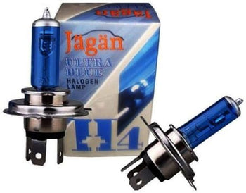 Pair H4 Ultra Blue P43t Headlight Bulb Halogen Lamp 12V 100/90W