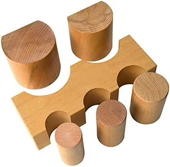 Wood Forming Block with 5 Wooden Punch Bending Shaping Dapping U-Channel 6 Piece Set