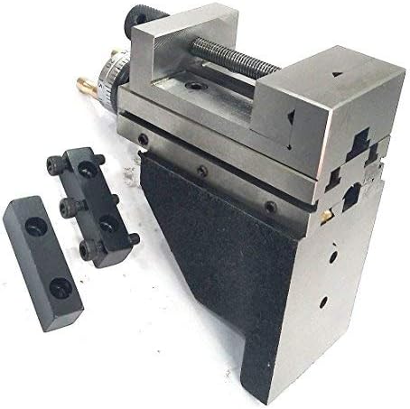 AI Tool Post Mini Vertical Slide With 2/ 50 Mm Steel Vise - Instant Milling For Small Bench Lathes