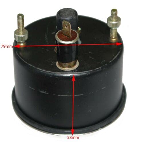 Taurish Replica Tacho Meter 5-8000 RPM Tachometer Universal Suitable for Bikes