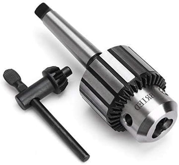 1/32"- 1/2" Heavy Duty Drill Chuck with Chuck Key and MT3 Arbor JT6 I Made In India