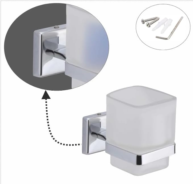 Tumbler Holder/Tooth Brush Holder Stand/Toothpaste Holder Stand/Bathroom Accessories Stand Stainless Steel.
